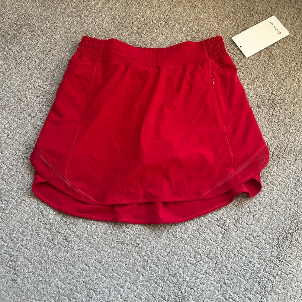 lululemon athletica Red Skirt